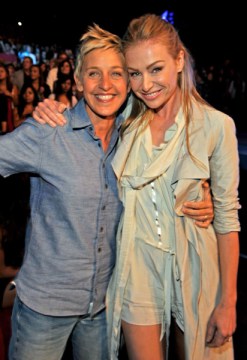 Ellen & Portia at the Nickelodian Kid's Choice Awards