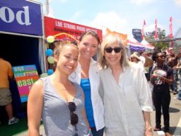 Nicole Pacent, SheWired's Shannon Connolly & Susan Miler at Pride L.A.