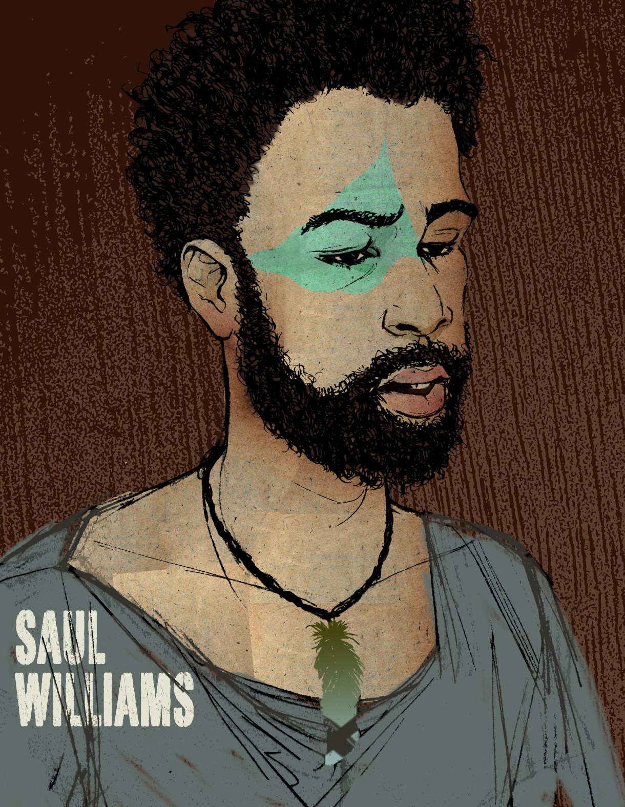 saul williams illustration by mishka colombo