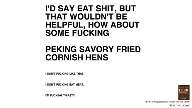 fucking cornish hens