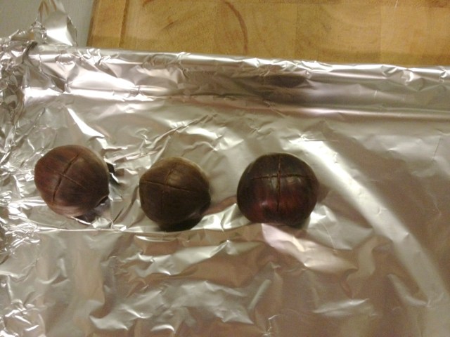 x on chestnuts