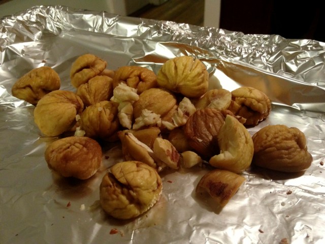 peeled chestnuts