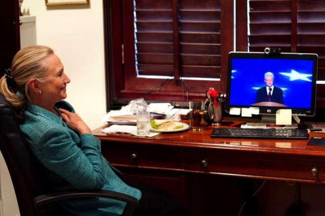 hillary laughing at a man she loves #typical