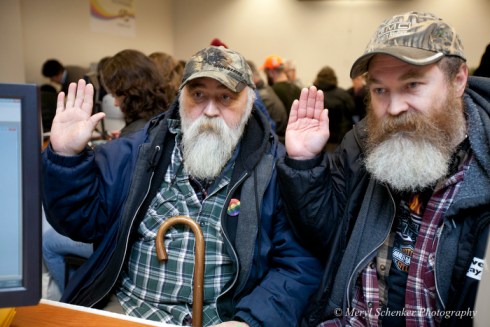 Larry Duncan & Randy Shepherd {photo by Meryl Schenker}