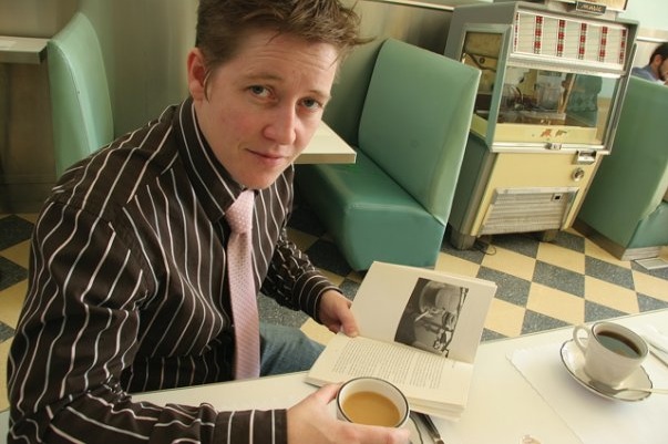 with books