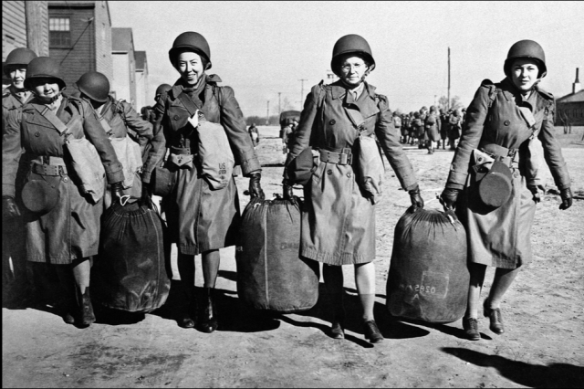 THE FIRST DETACHMENT OF THE WOMEN'S AUXILIARY ARMY CORPS LEAVES FOR NORTH AFRICA IN 1943 {VIA NPR}