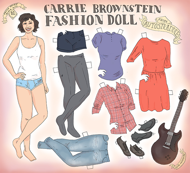 carrie brownstein_paper doll