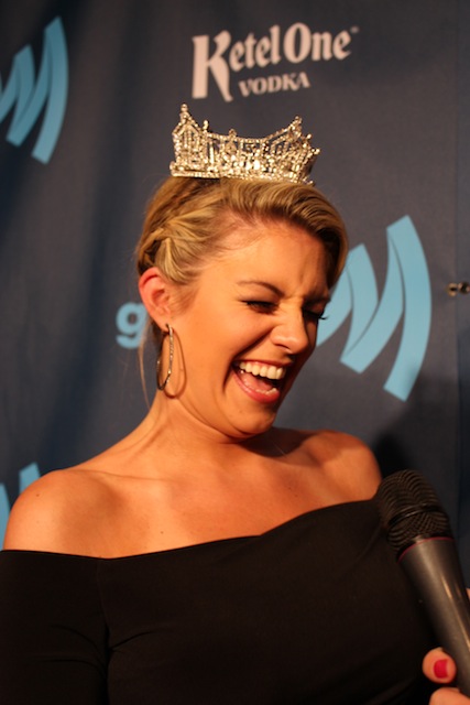 the vp of communications at glaad told us he loves autostraddle because we're "hilarious" and it looks like miss america agrees, just sayin' copyright vanessa friedman