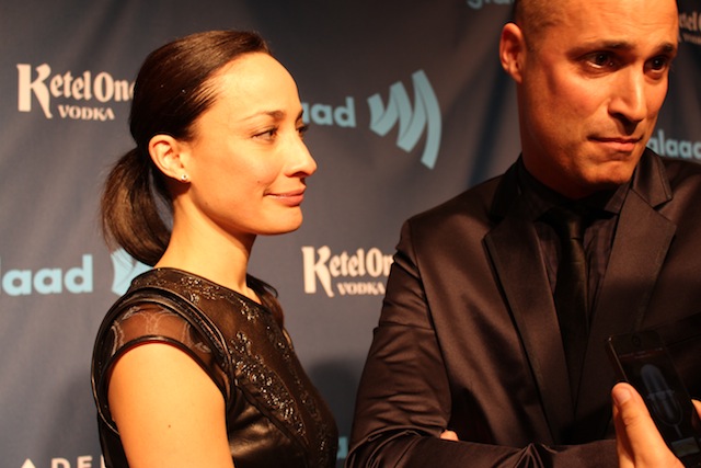 nigel barker and his wife Cristen Barker who is a total "smokeshow" according to the reporter from cherry grrrl who was actually also super hot, just fyi copyright vanessa friedman