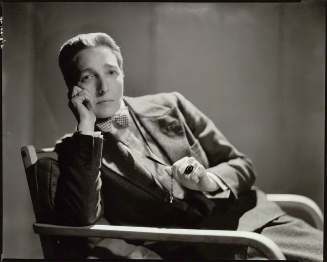 Radclyffe Hall via National Portrait Gallery