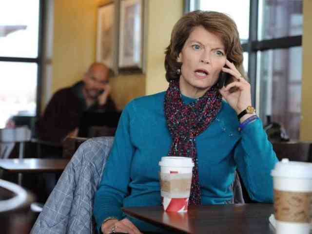 LISA MURKOWSKI DRINKS SOME FREE TRADE COFFEE; HAS THE GAYS ON THE PHONE {VIA NPR}