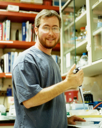 The man himself, in his lab. via http://ai.eecs.umich.edu/people/conway/TSsuccesses/FtM/BenBarres.html