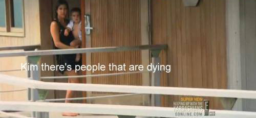 Like real death. Not just dyeing their hair.