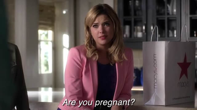 Because if you're not using birth control, you're trying.