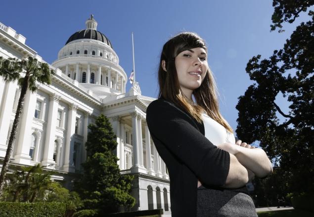 Eli Erlick, an advocate for transgender student's rights in California via NY Daily News