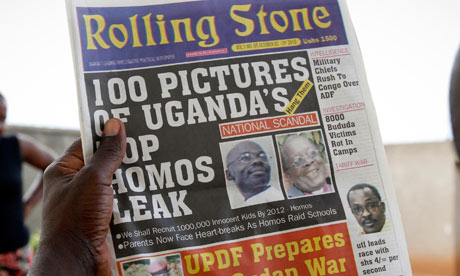 "100 Pictures of Uganda's Top Homos Leak" via The Guardian