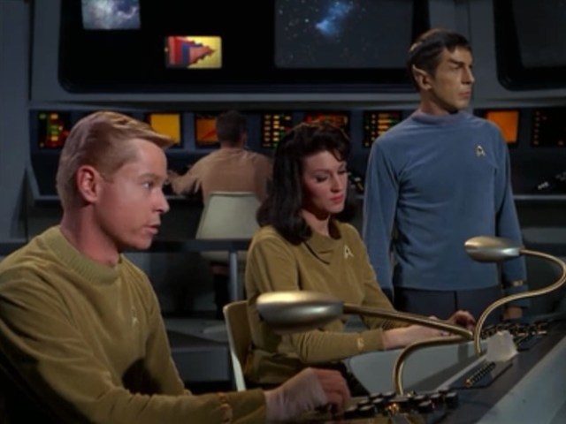 The Bridge Lineup – José, Number 1, and Spock