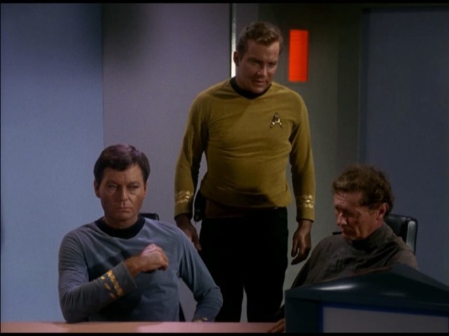 Dr. Crater confesses his love for Imposter McCoy