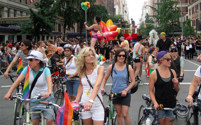 Dykes on BiCycles at NYC Pride '11 – this could be you! via PoleRiders