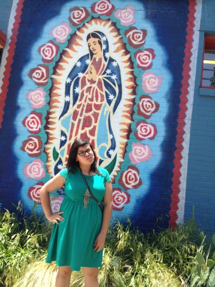 My brother said, "Quick, look Latina" and snapped this photo. And so I tried my best to channel my best 'badass bitch' because apparently that's what I think of when I hear Latinas.