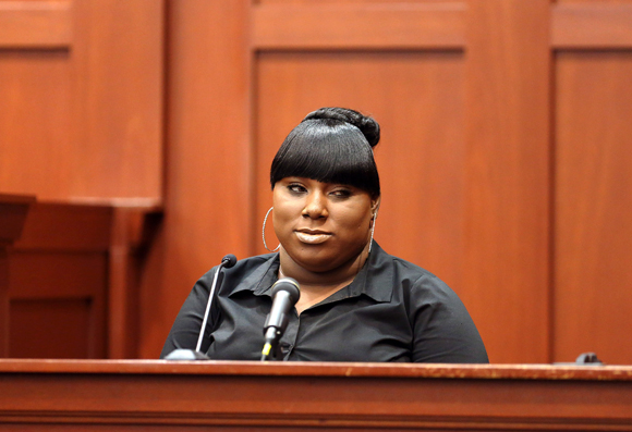 RACHEL JEANTEL ON THE WITNESS STAND (VIA THE NEW YORKER)