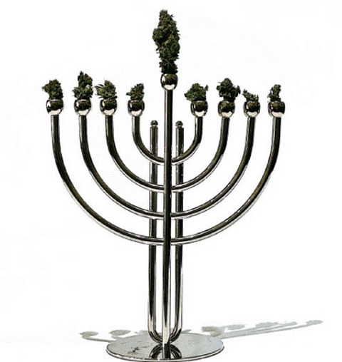 weed-menorah