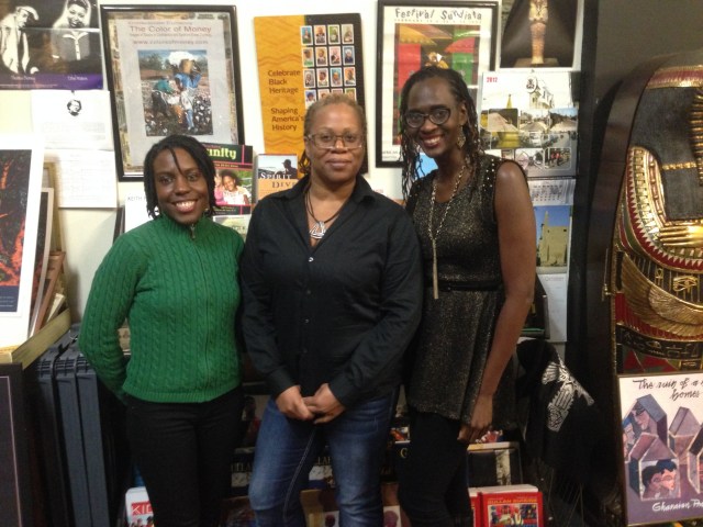 Sylva Jones, Angela Hughes, and Isis Asare of Sistah Sinema