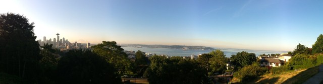 View from Kerry Park the day I arrived in Seattle, starting a new life…and a new book collection.