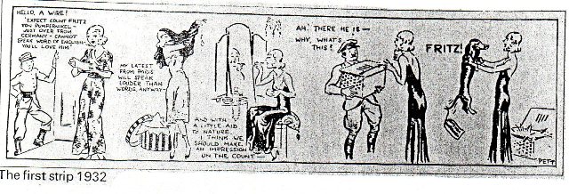 THE FIRST JANE GAY STRIP. SHE ALSO LOVED DOGS.