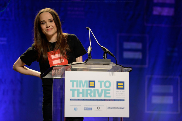 Ellen Page on February 14, 2014