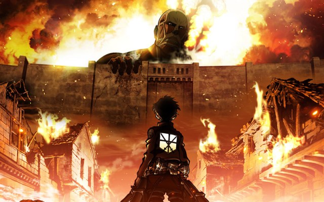 Eren Jaeger prepares to face off against the Colossal Titan