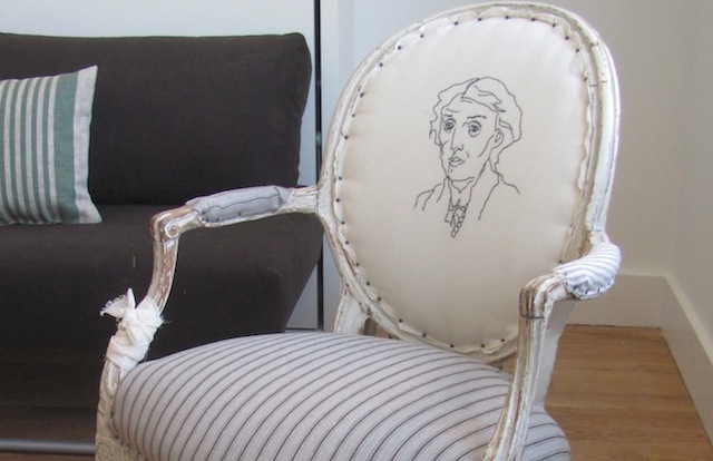 Take a seat in this fancy Virginia Woolf chair while you savor her beautiful words. (Via Nightwood)