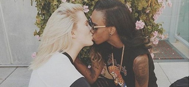 Angel Haze and Ireland Baldwin being all cute and shit via ElixHer