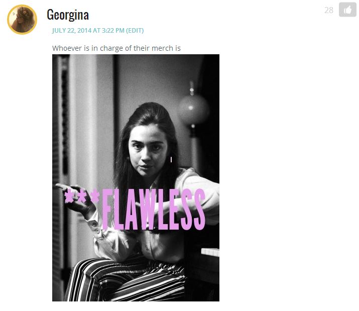 Georgina on Hillary