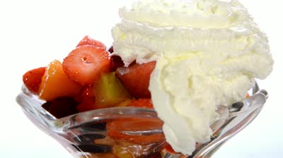 Fruit whipped cream Via shutterstock.com