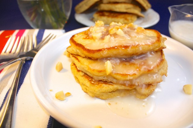 Pancakes with Macadamia Nuts Via foodaffair.com