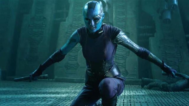 Look how freaking amazing Karen Gillan looks in this movie! via sciencefiction.com