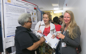 Three physicists meet at the International Conference on Women in Physics August 5-8, 2014 in Waterloo, Canada. Credit: Marina Milner-Bolotin/ICWIP. Via Scientific American.