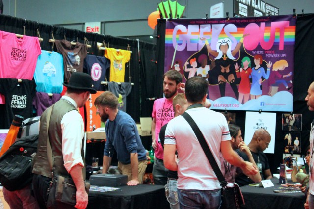 New York Comic Con 2014. The Geeks Out booth.