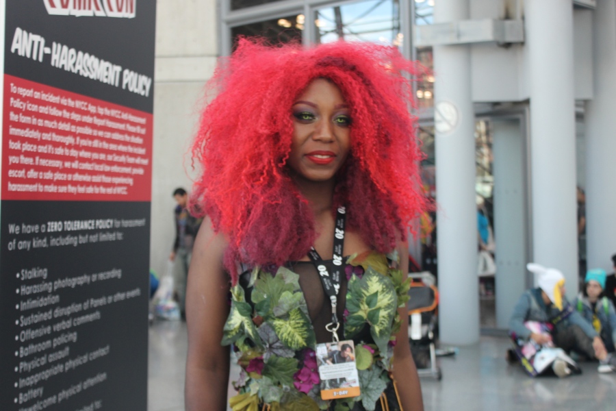 New York Comic COn 2014. Poison Ivy cosplay.