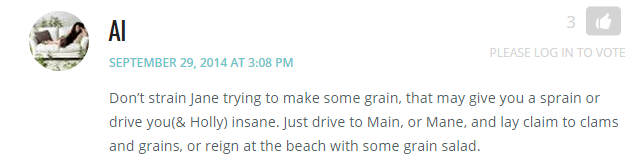 Al on 32 reasons grain