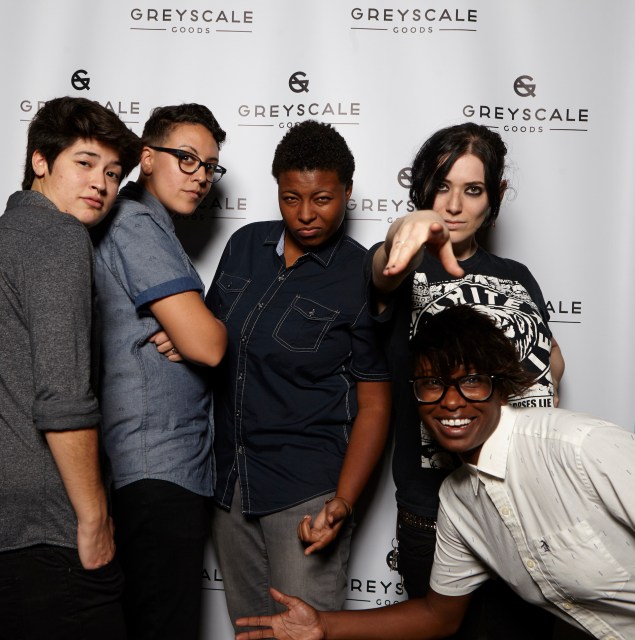 Everyone you've ever cared about at the Greyscale Goods launch party