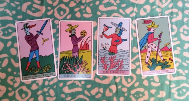 Pages, from the Kitty Kahane Tarot