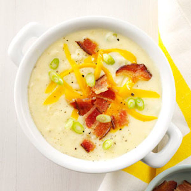 Baked Potato Cheddar Soup