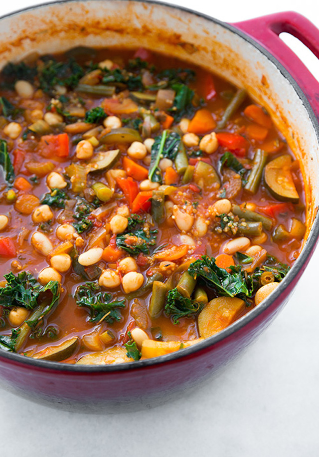 Kale and Quinoa Minestrone