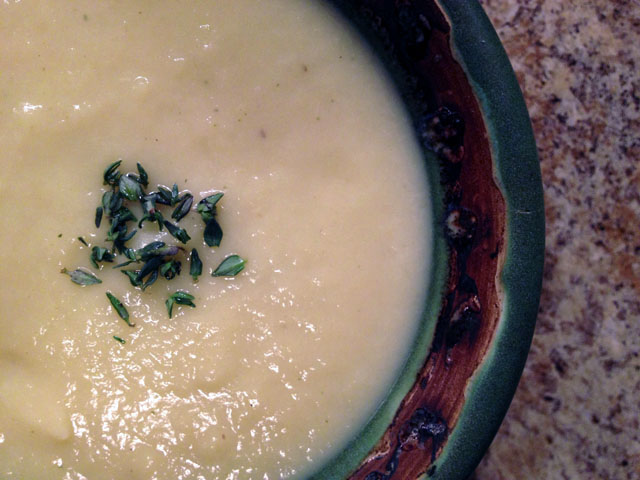 Leek and Parsnip Soup