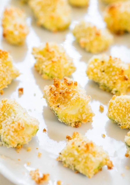 Parmesan zucchini tots