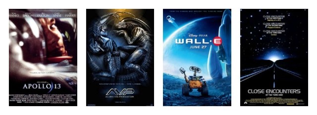 Close Encounters of the Third Kind WALL-E Alien vs. Predator Apollo 13