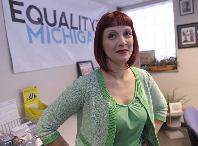 Equality Michigan's Emily Dievendorf (photo via  Detroit New 