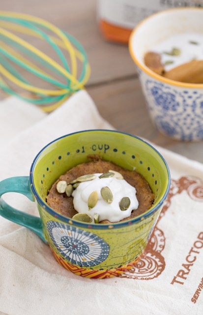 Sweet potato mug cake